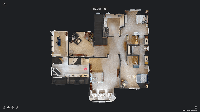 digital twin for Real estate floor plan
